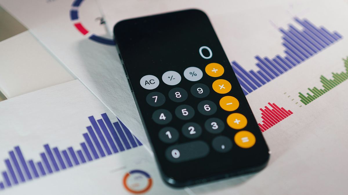 Calculator and charts for marketing budget planning