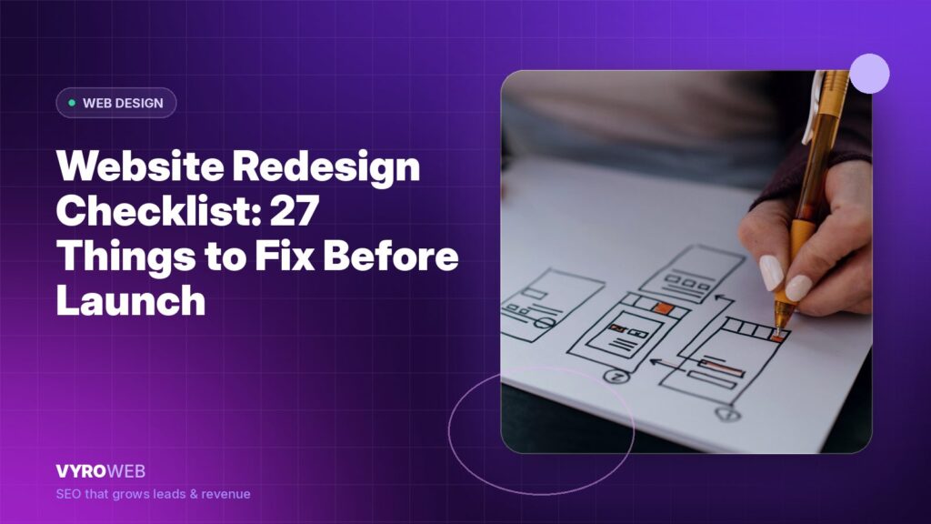 Website Redesign Checklist: 27 Things to Fix Before Launch